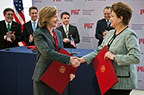 Brazilian president visits MIT